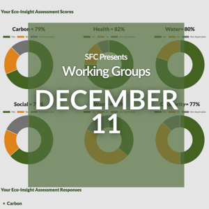 Navigating the SFC Member Dashboard and Eco-Insight Assessment Tool